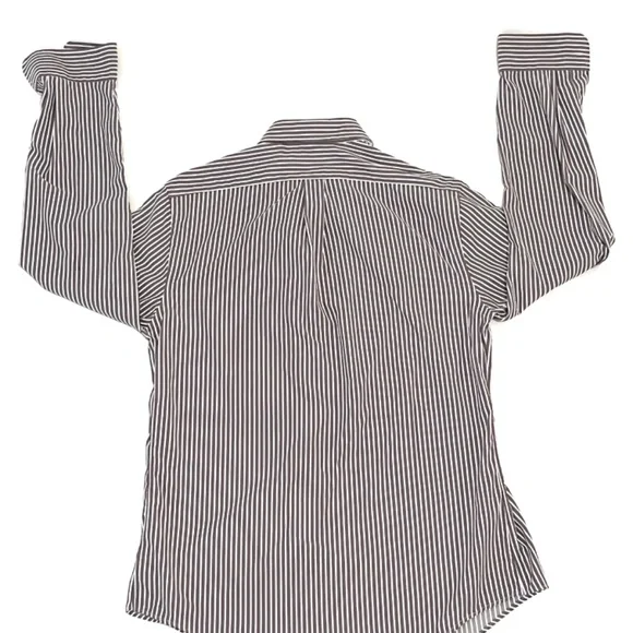 Ralph Lauren Slim Fit Performance Button Down | Size:Medium | Color: Burgundy - Picture 3 of 11